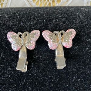 Butterfly hair clips